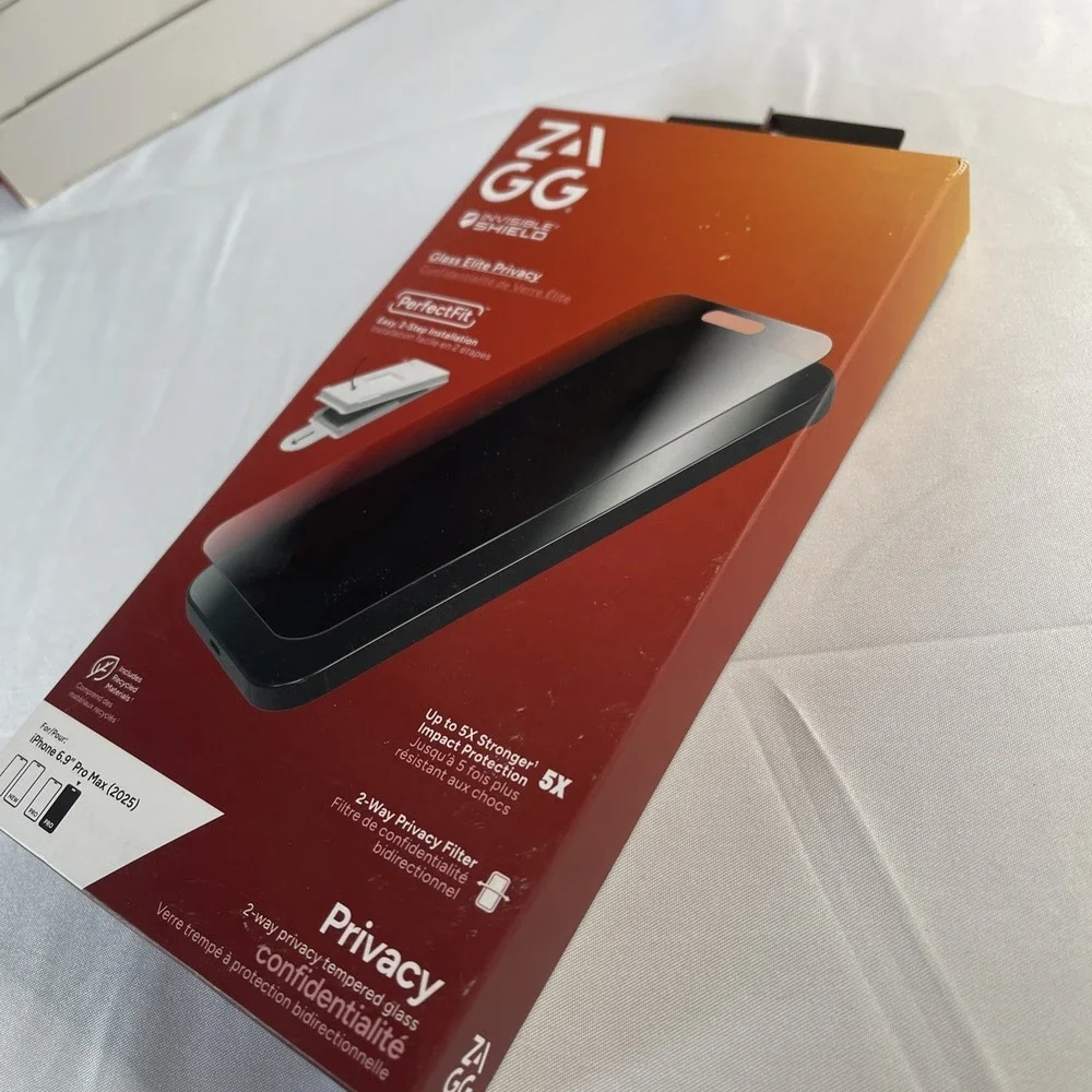 ZAGG Apple iPhone Air Screen Protector Glass Elite Privacy 6.9 Pro Max (2025)